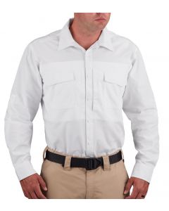 Clearance | Propper® Men's Long Sleeve RevTac Shirt - Poplin White (Closeout)