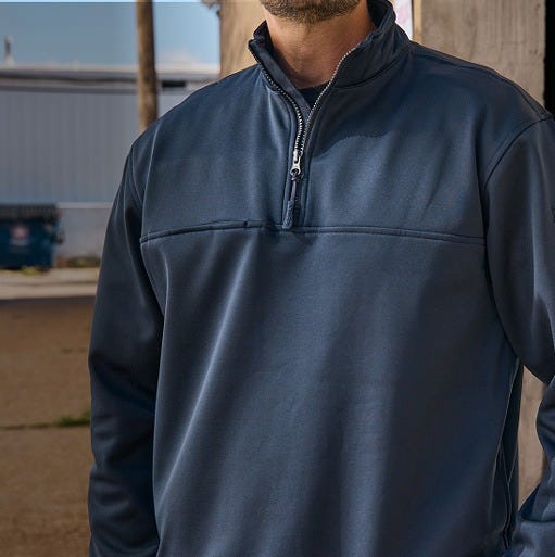 Quarter Zip Job Shirts