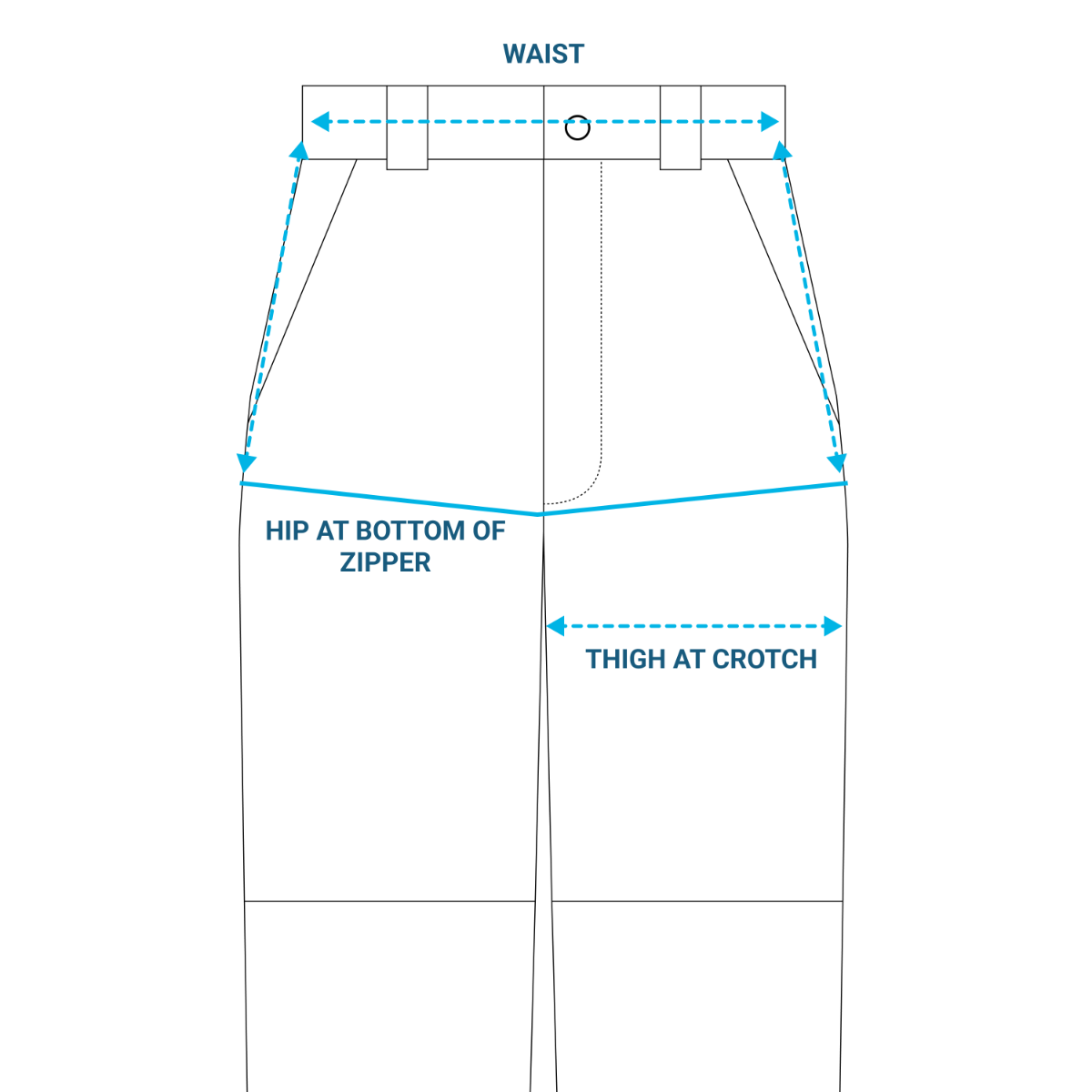 Women's Uniform Tactical Pant Front