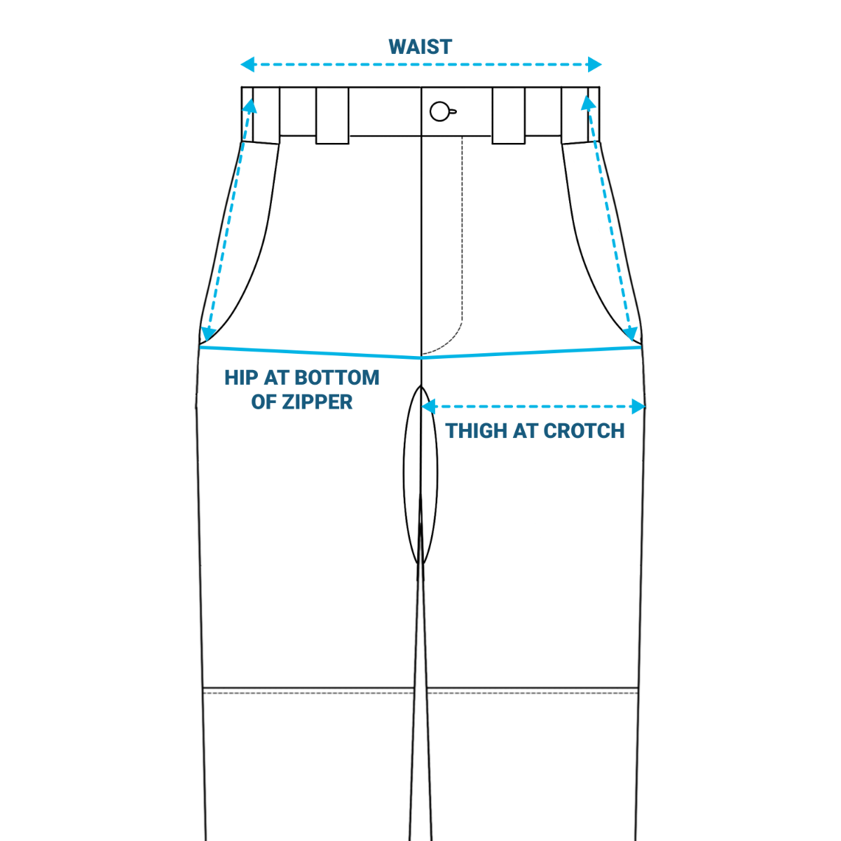 Women's Uniform Tactical Pant Front