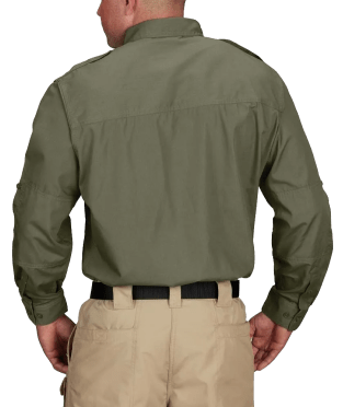 Tactical Shirt Long Sleeve Ripstop Mens Back