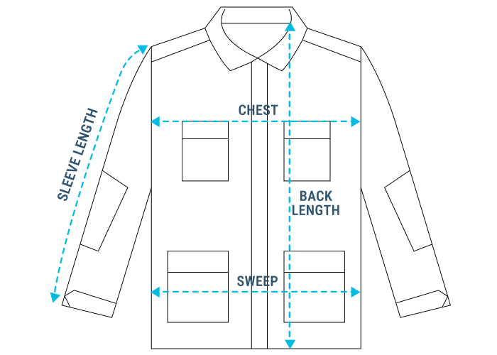 Propper Garment Measurement Size Chart